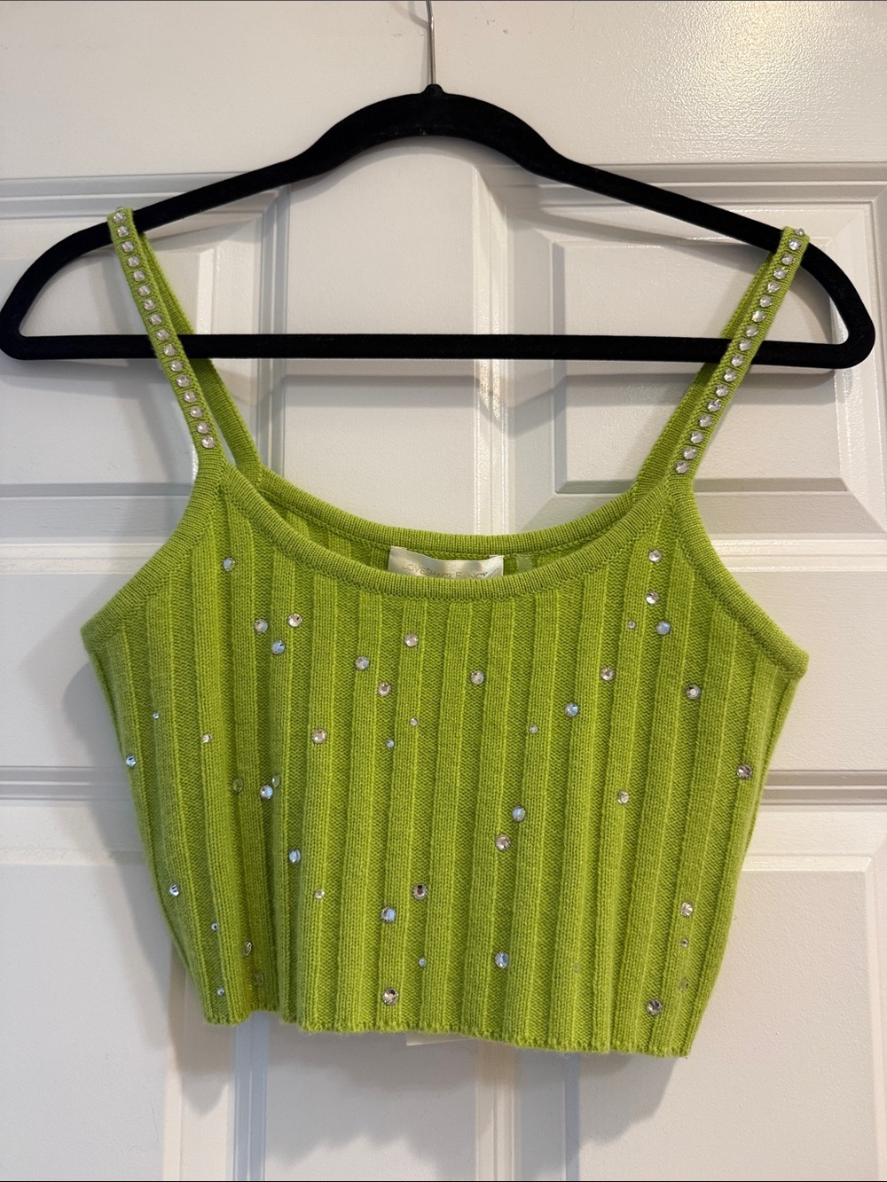 NWT Loveshackfancy Clemira Crop Cami Sz XS